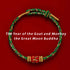 Handcrafted Red String Protection Bracelet, specially designed for those born in the Year of the Goat or Monkey, harmonizing with the Eighth Period.
