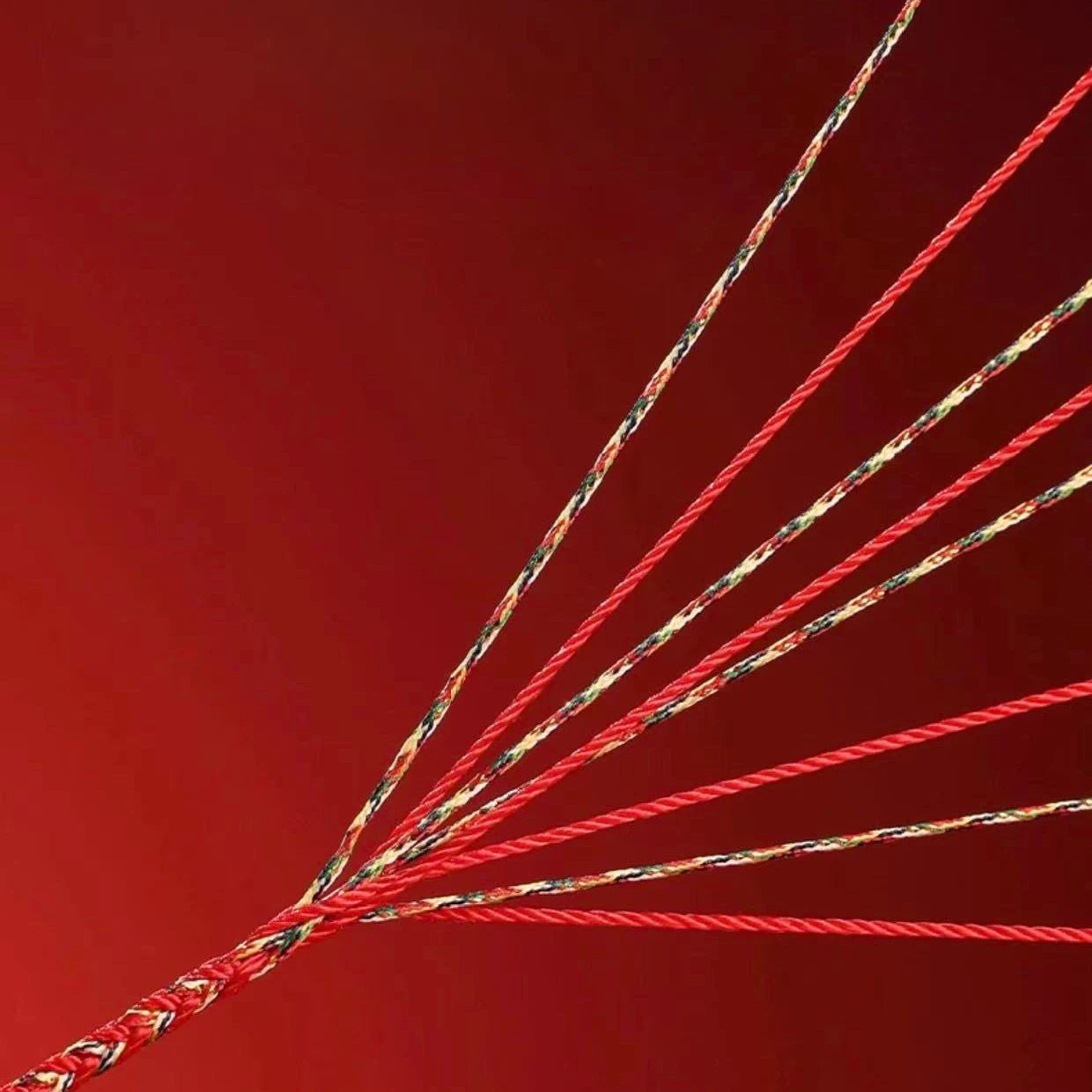 Traditional Chinese Zodiac Guardian Deity Charm on Red Cord Bracelet for 2026 Protection - 8fortune