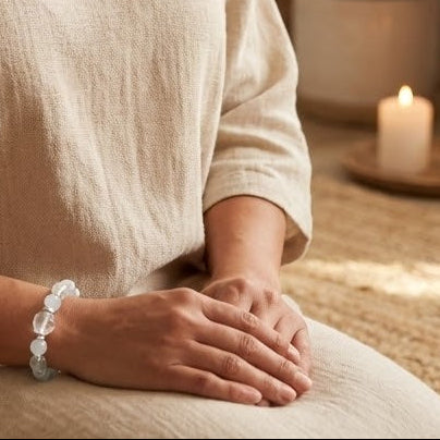 Metal Energy Crystal Bracelet