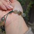 Adjustable Hand Braided Moss Agate Bracelet Worn on Wrist - Perfect Fit 16-20cm for Meditation and Yoga - 8fortune
