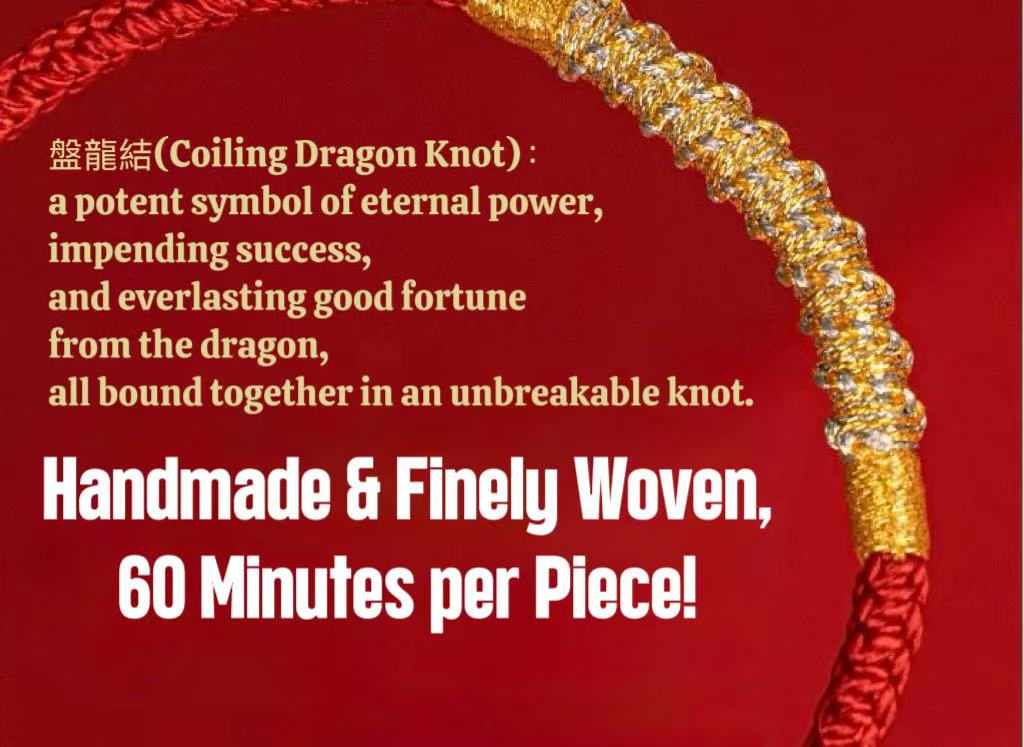 Coiling Dragon Knot Bracelet - 8fortune