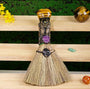 Mini Crystal Broom for Energy Cleansing - Natural Gemstone Decor - 8fortune