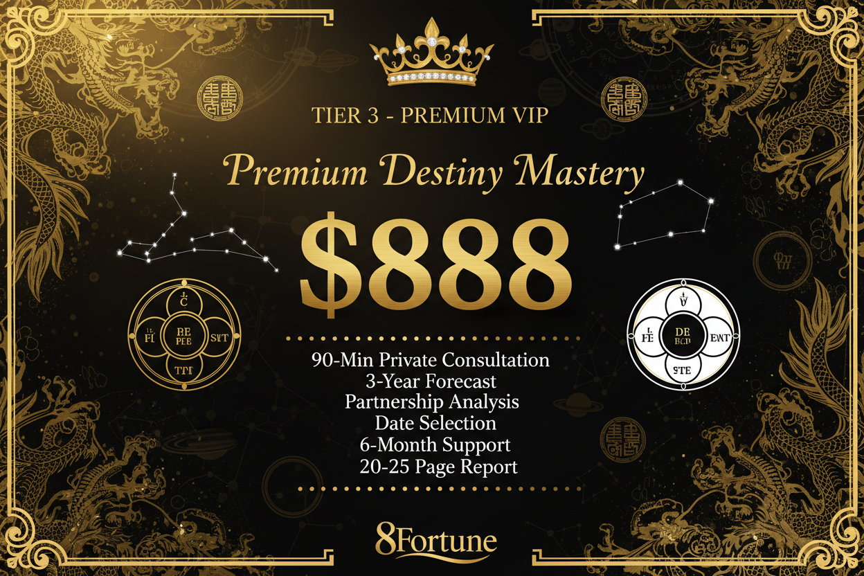 Premium Destiny Mastery - VIP Bazi Package | 8Fortune