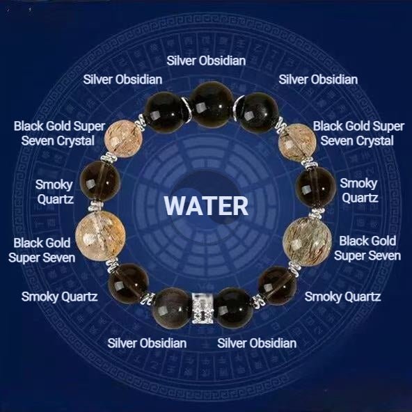 Water Element Crystal Bracelet - 8fortune